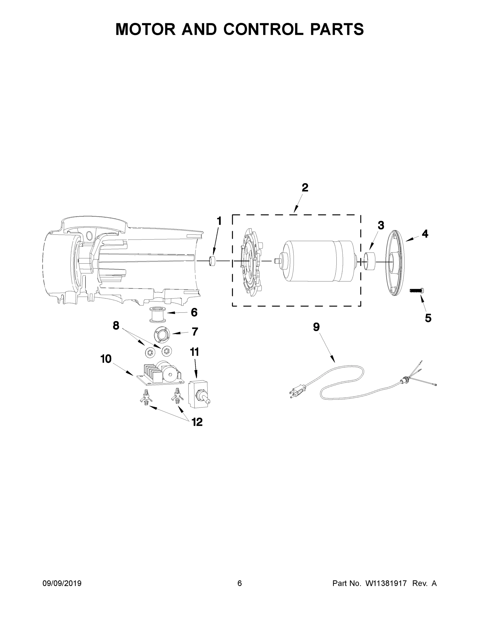04 - MOTOR AND CONTROL PARTS