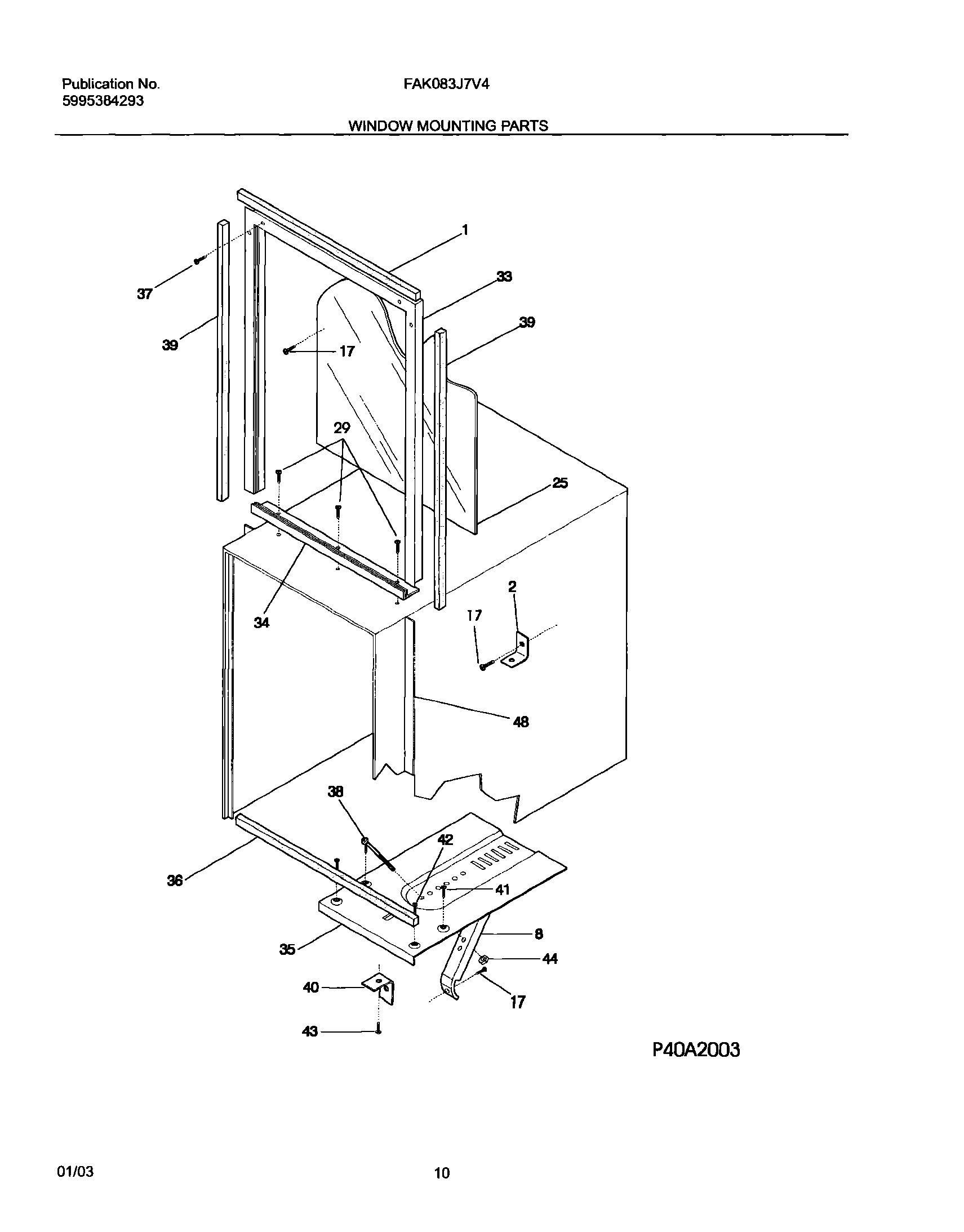 11 - WINDOW MOUNTING PARTS