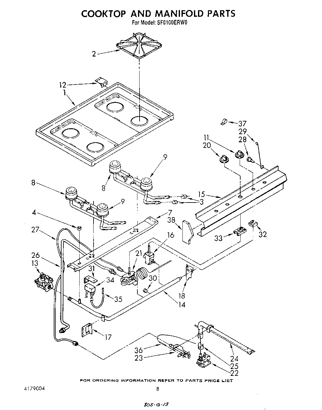06 - COOK TOP AND MANIFOLD , LITERATURE