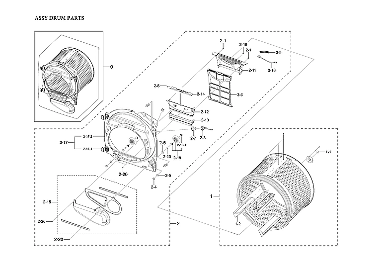 Drum Parts Assembly