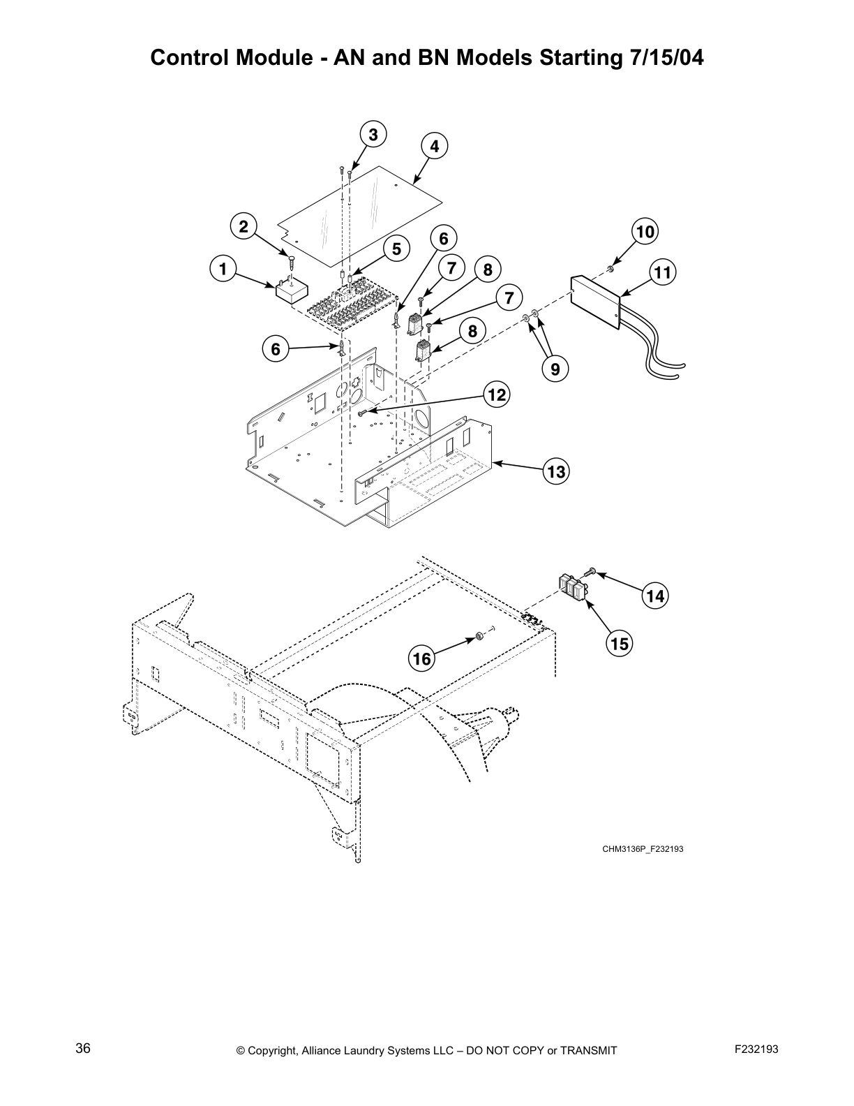 Control Module - AN and BN Models Starting 7/15/04