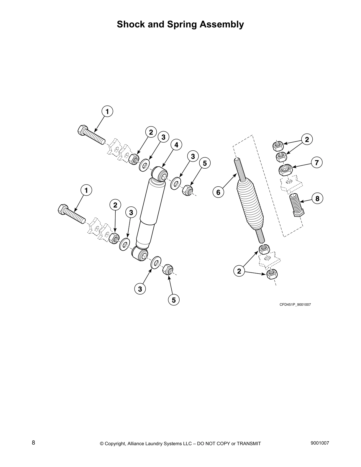 Shock and Spring Assembly
