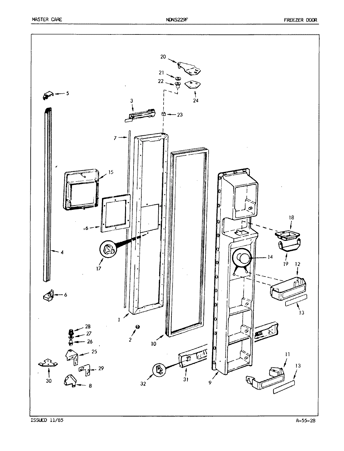 02 - FREEZER DOOR