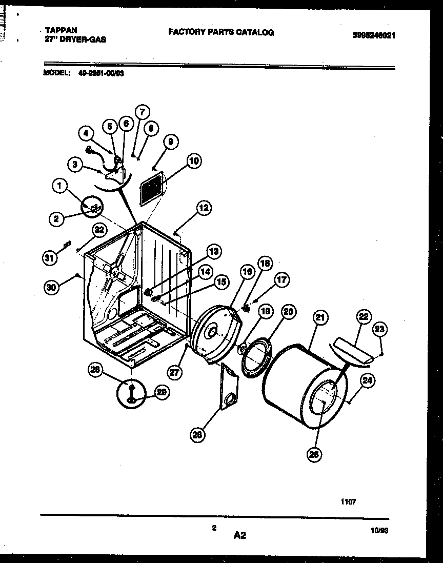 02 - CABINET AND COMPONENT PARTS