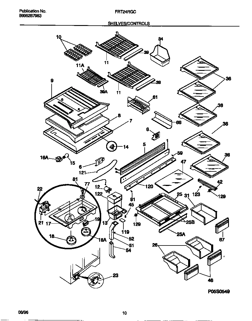 04 - SHELVES/CONTROLS