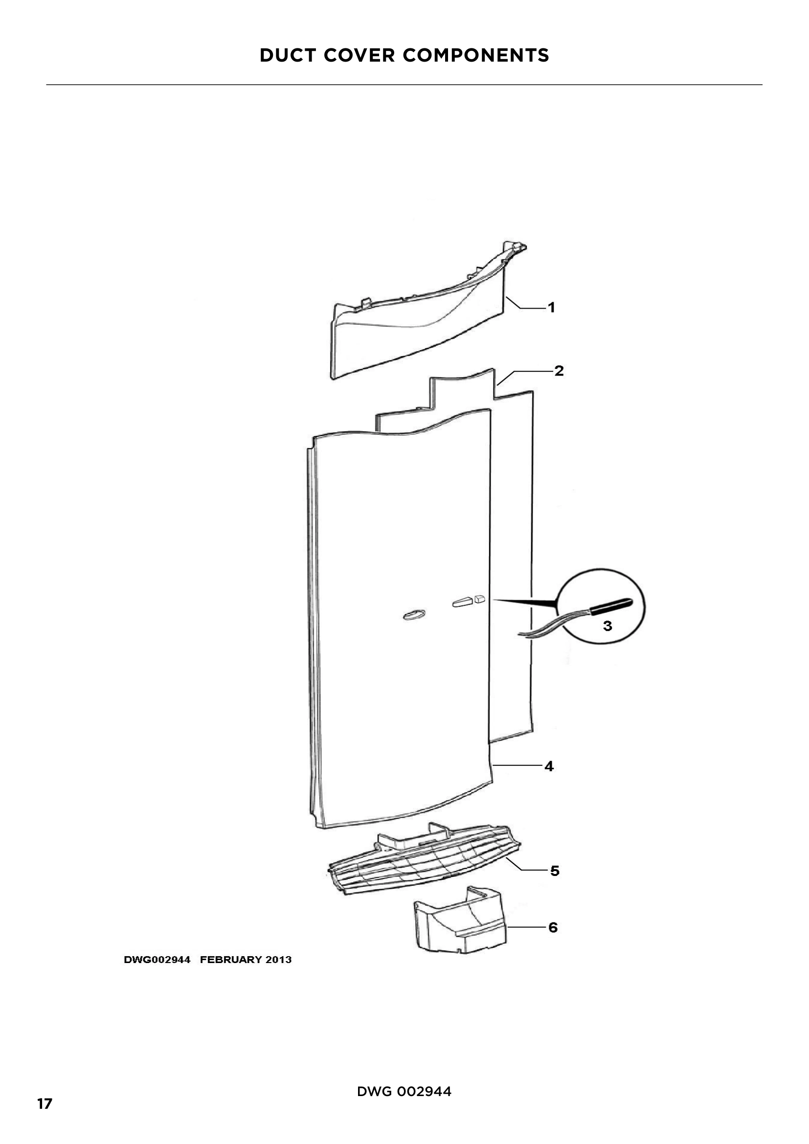 DUCT COVER COMPONENTS