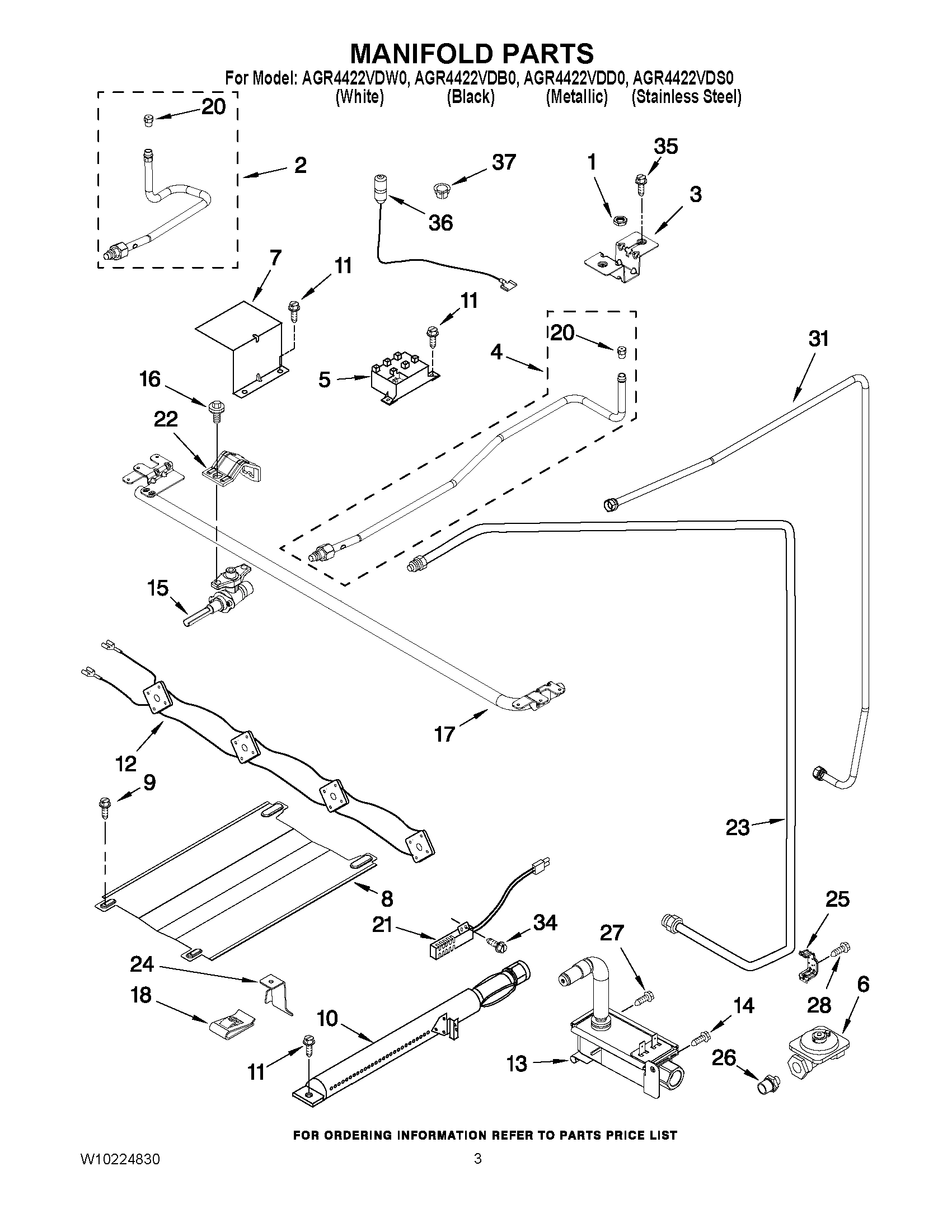 03 - MANIFOLD PARTS