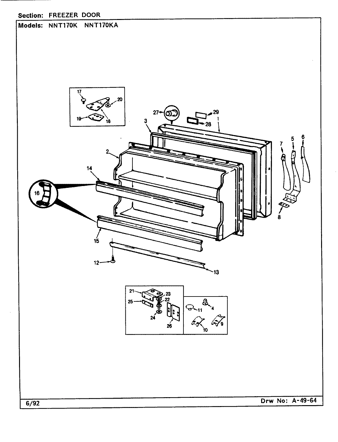 02 - FREEZER DOOR