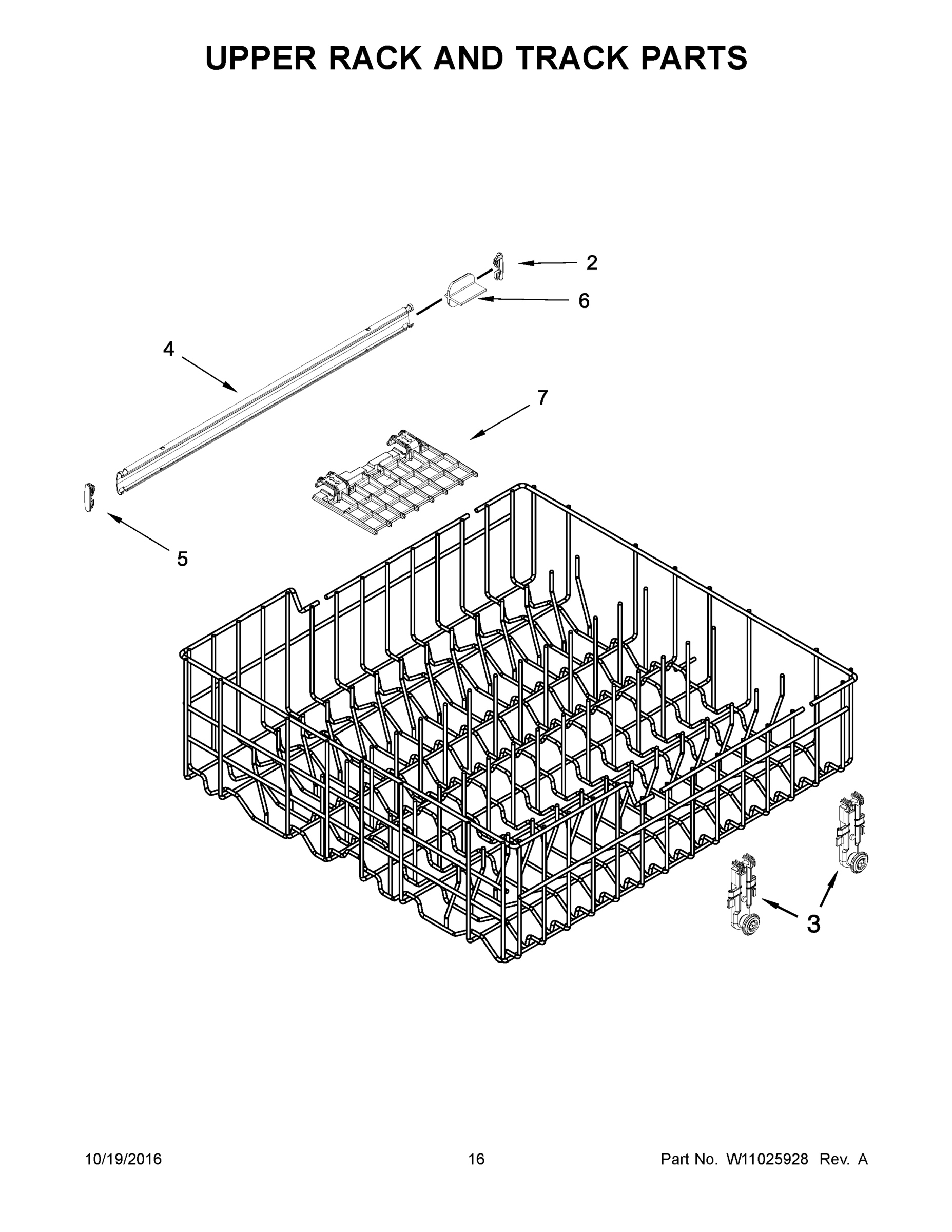 09 - UPPER RACK AND TRACK PARTS