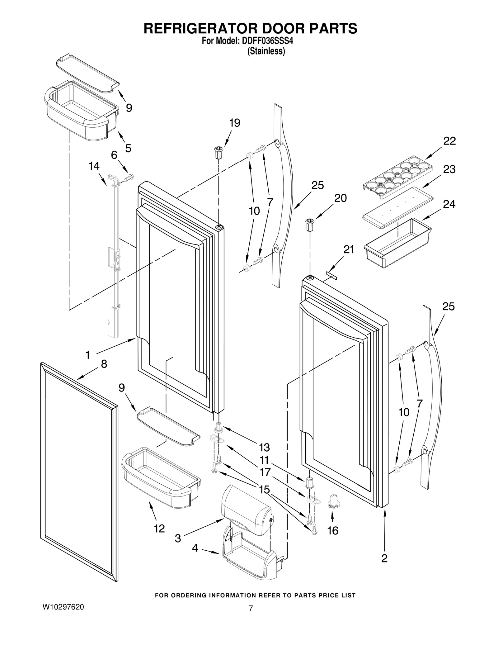 REFRIGERATOR DOOR PARTS
