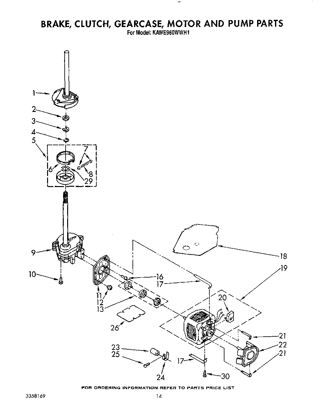 09 - BRAKE, CLUTCH, GEARCASE, MOTOR AND PUMP
