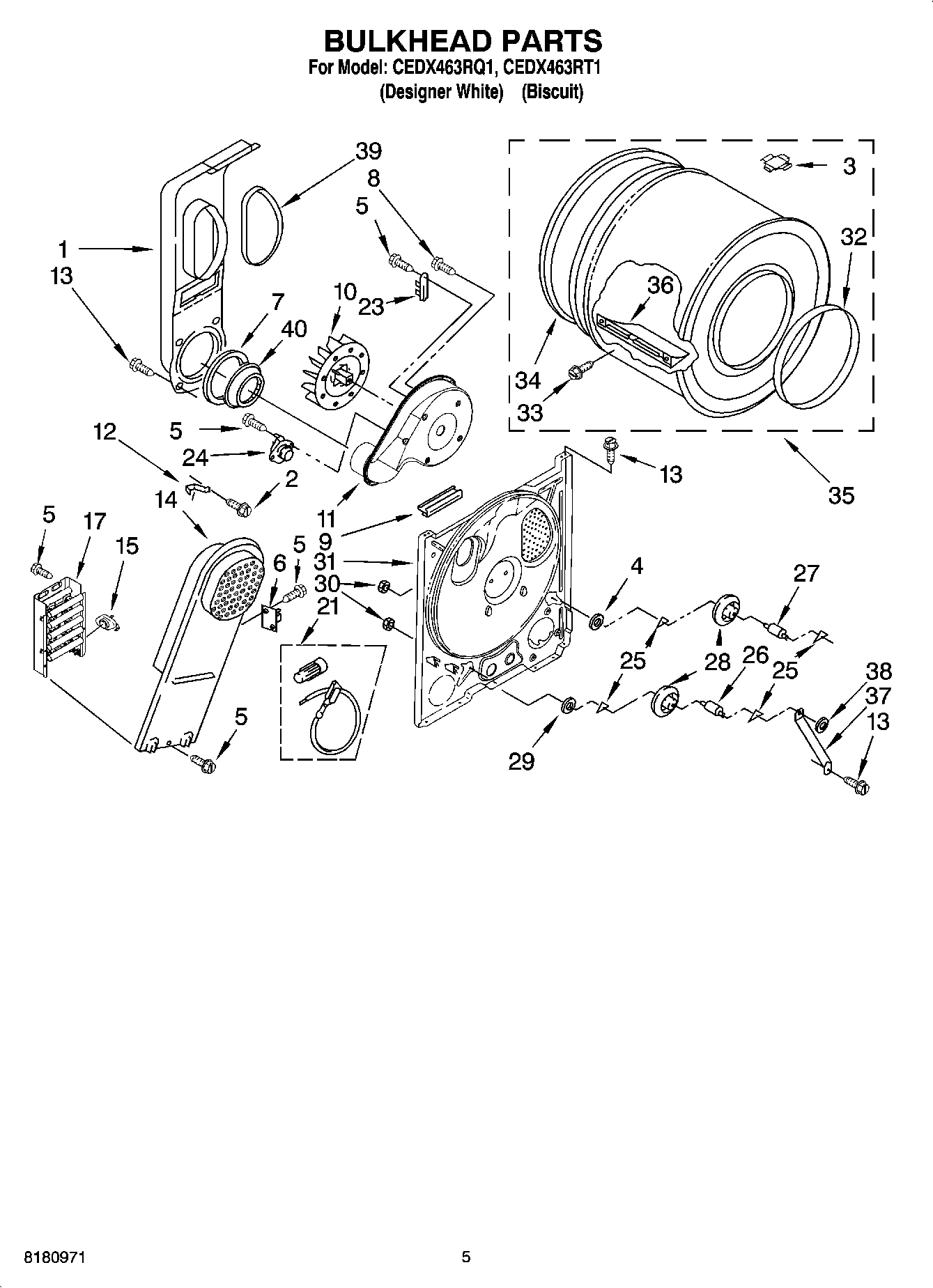 03 - BULKHEAD PARTS, OPTIONAL PARTS (NOT INCLUDED)