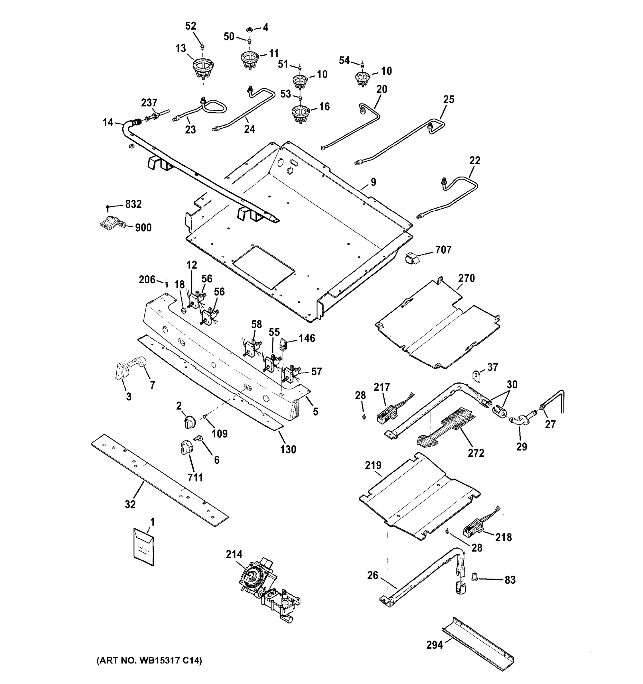 GAS & BURNER PARTS