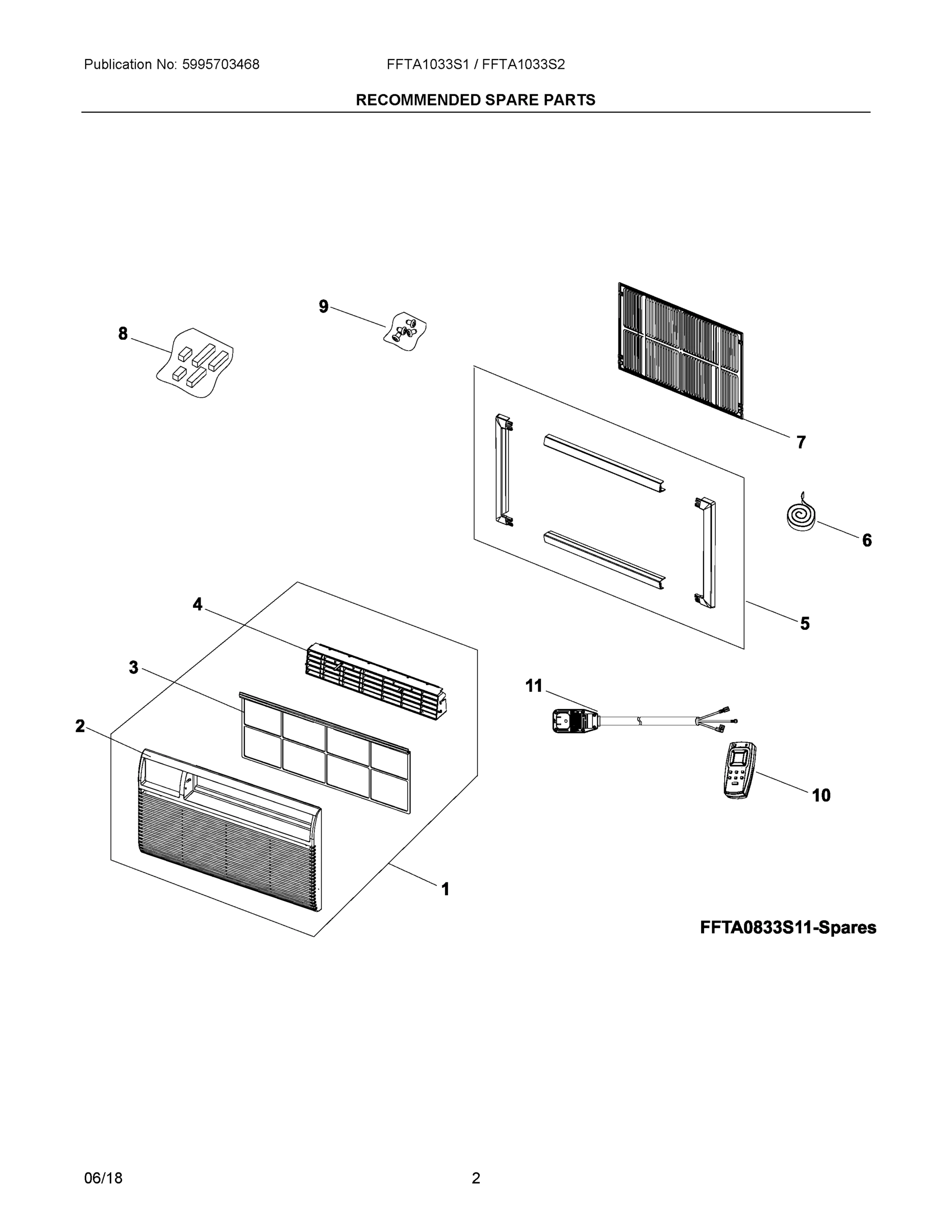 02 - RECOMMENDED SPARE PARTS