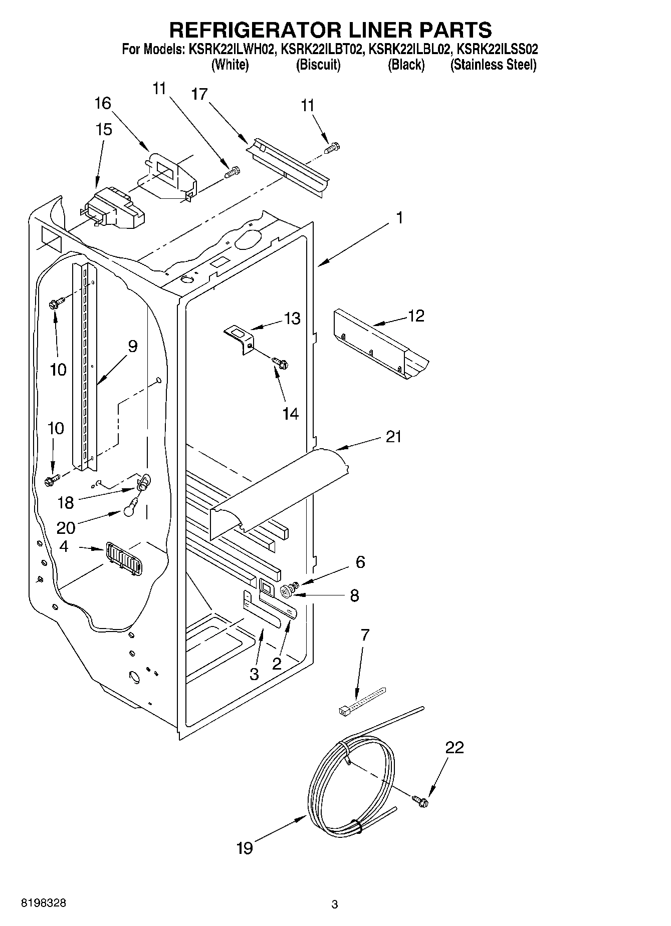 02 - REFRIGERATOR LINER