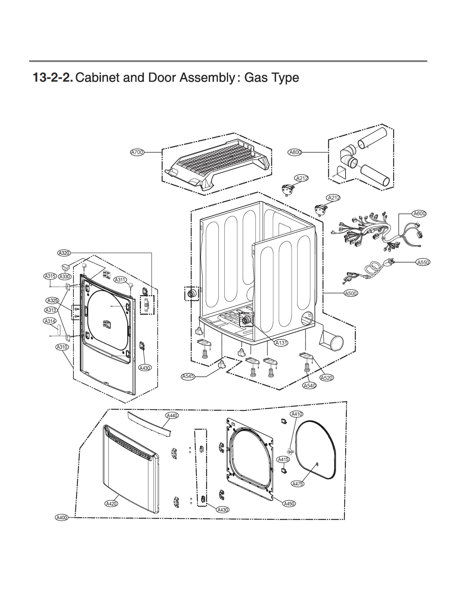 CABINET AND DOOR ASSEMBLY