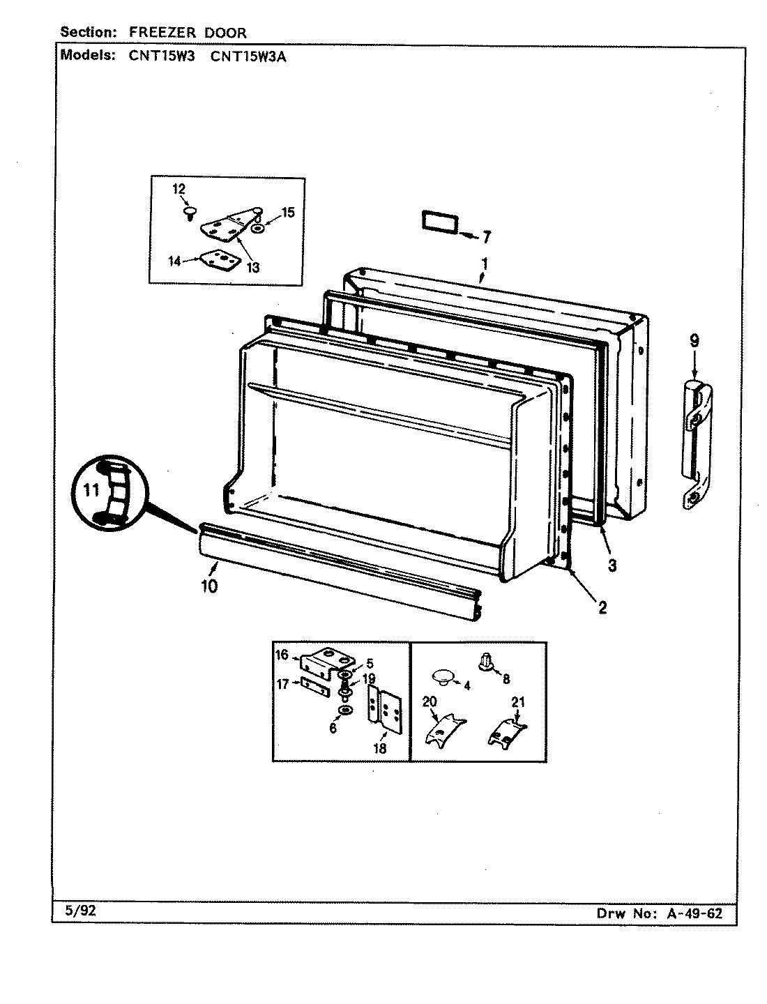 02 - FREEZER DOOR