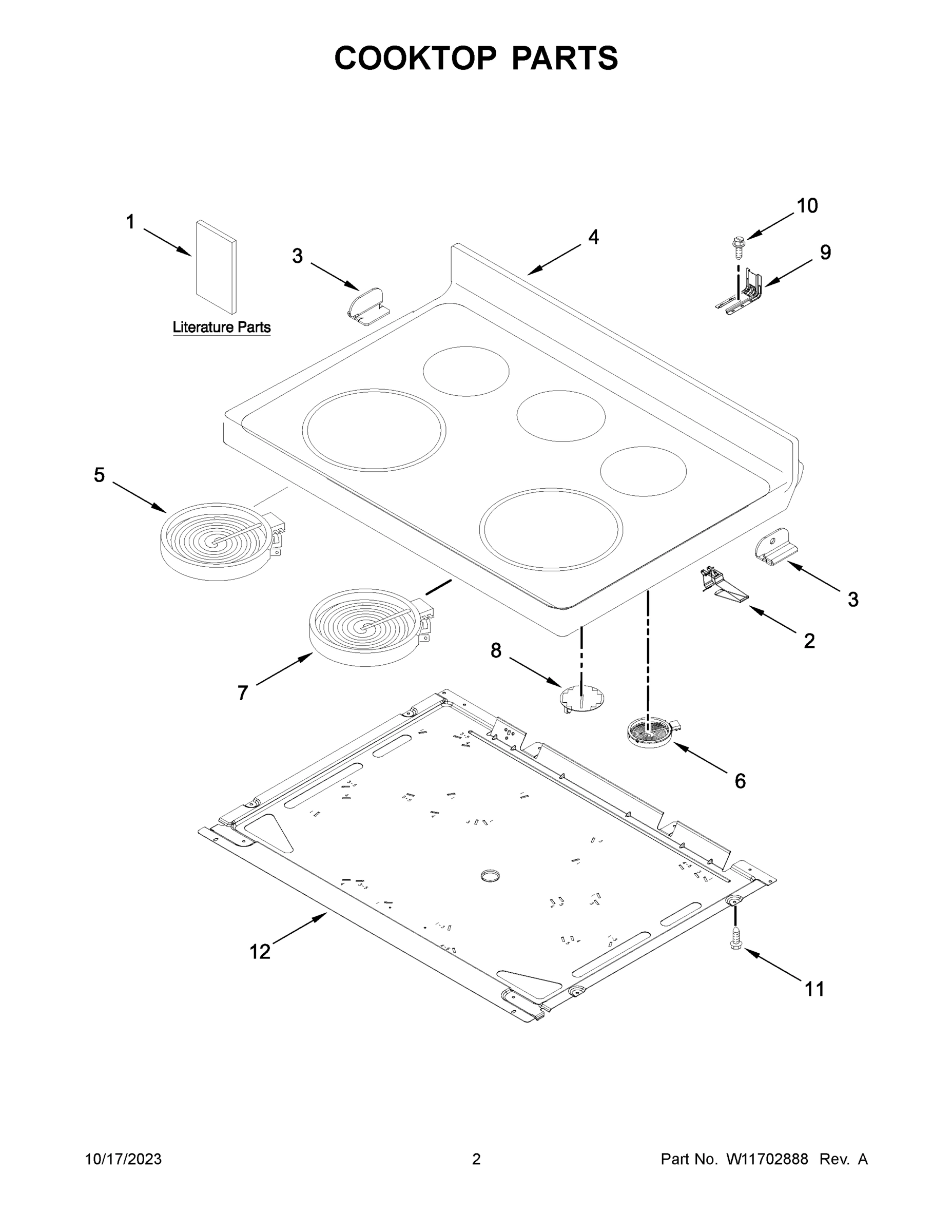 02 - COOKTOP PARTS