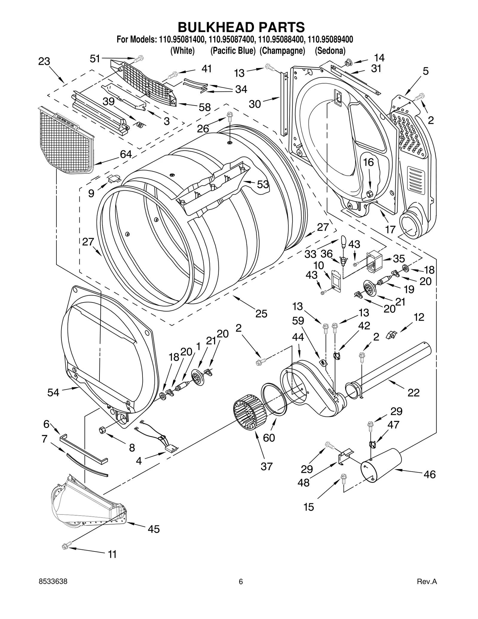BULKHEAD PARTS