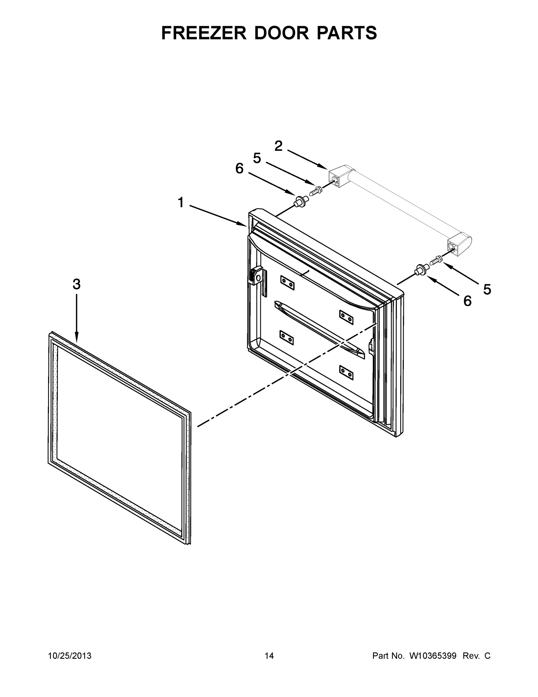 08 - FREEZER DOOR PARTS