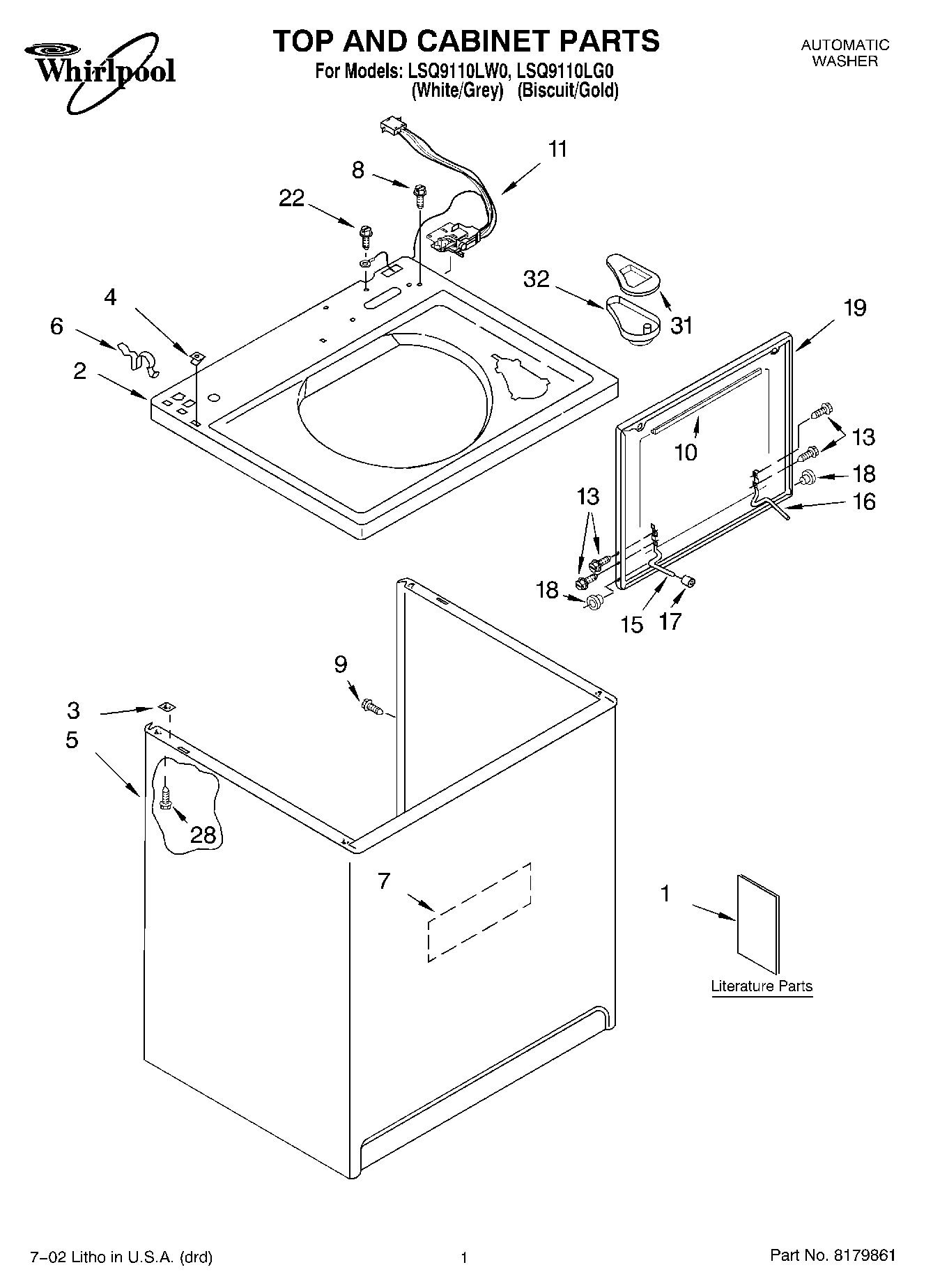 01 - TOP AND CABINET