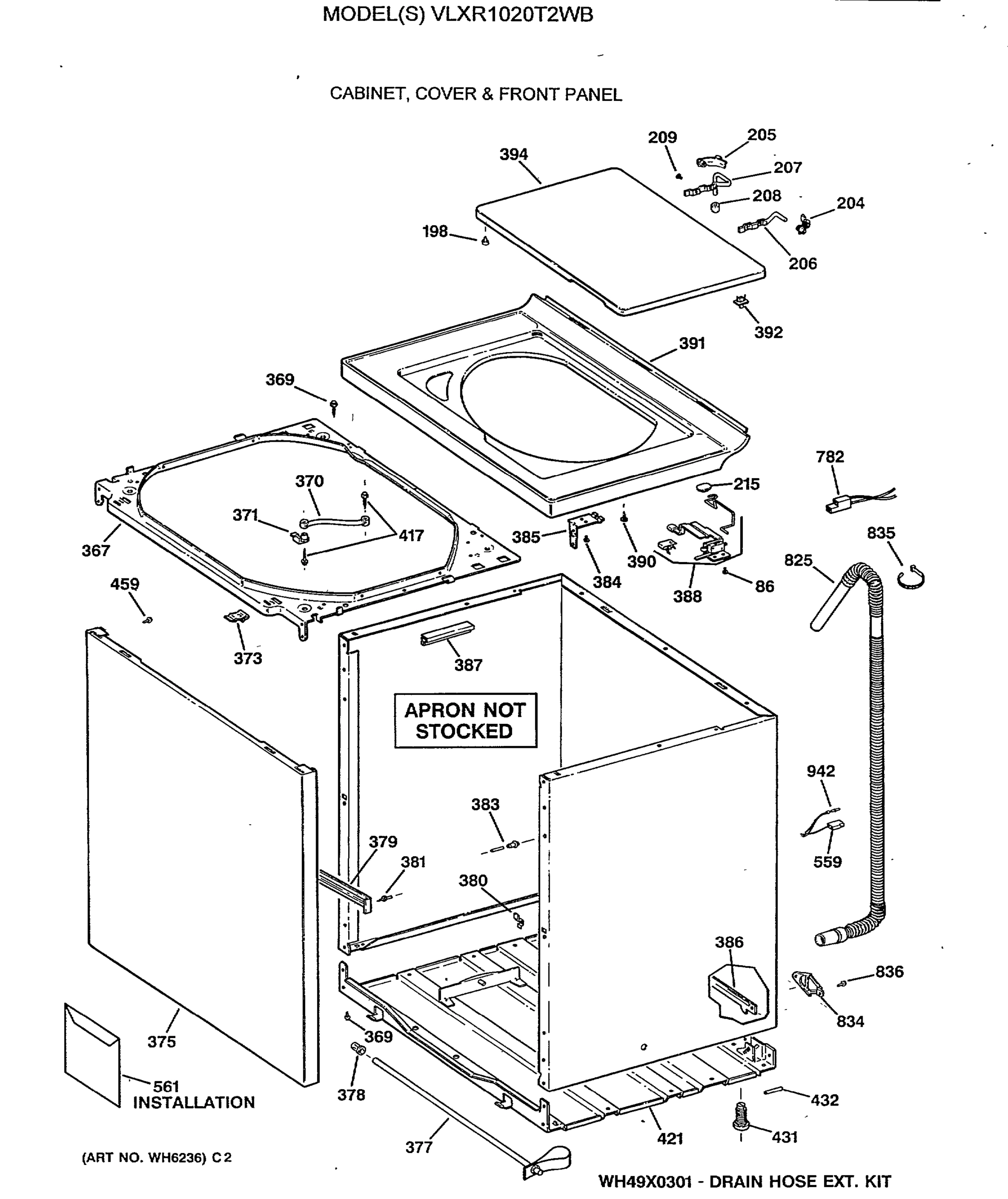 CABINET, COVER & FRONT PANEL