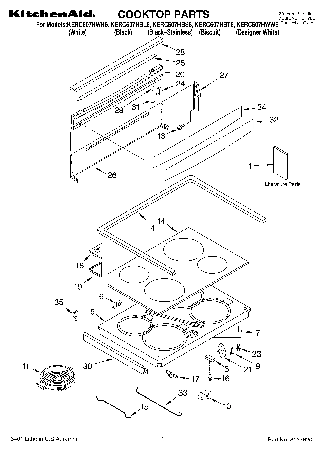 01 - COOKTOP, LITERATURE