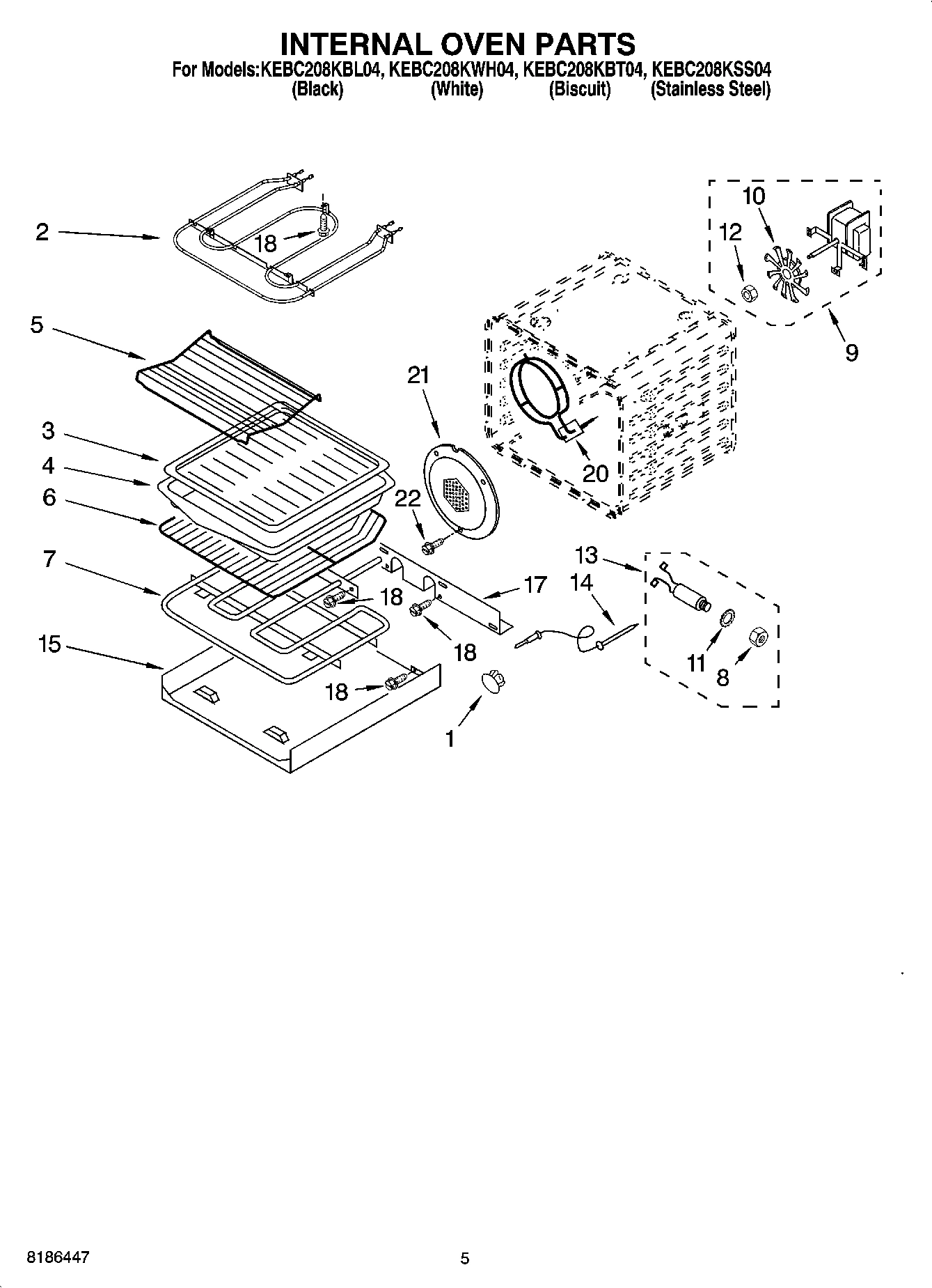 04 - INTERNAL OVEN PARTS