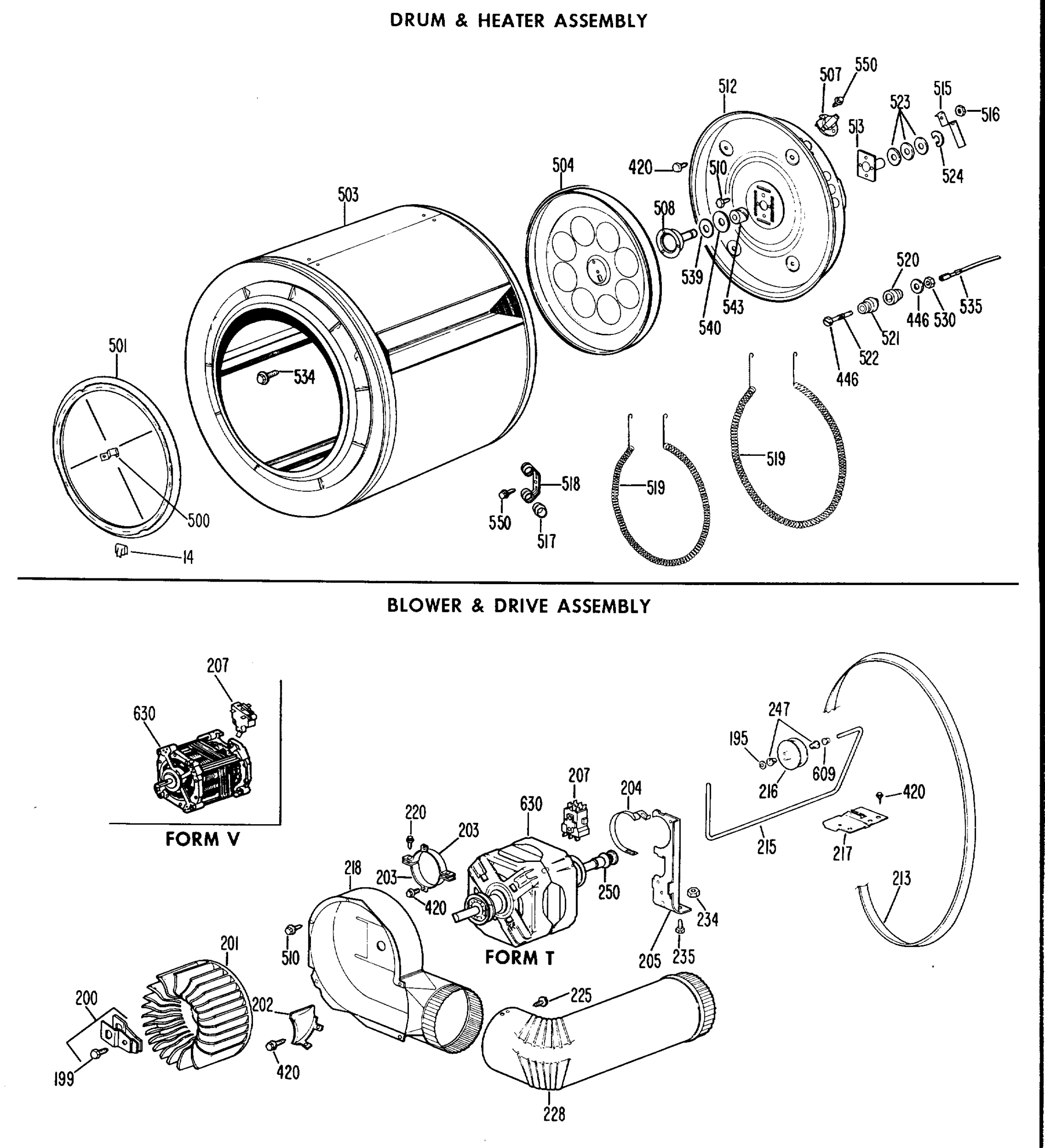 DRUM & HEATER ASSEMBLY