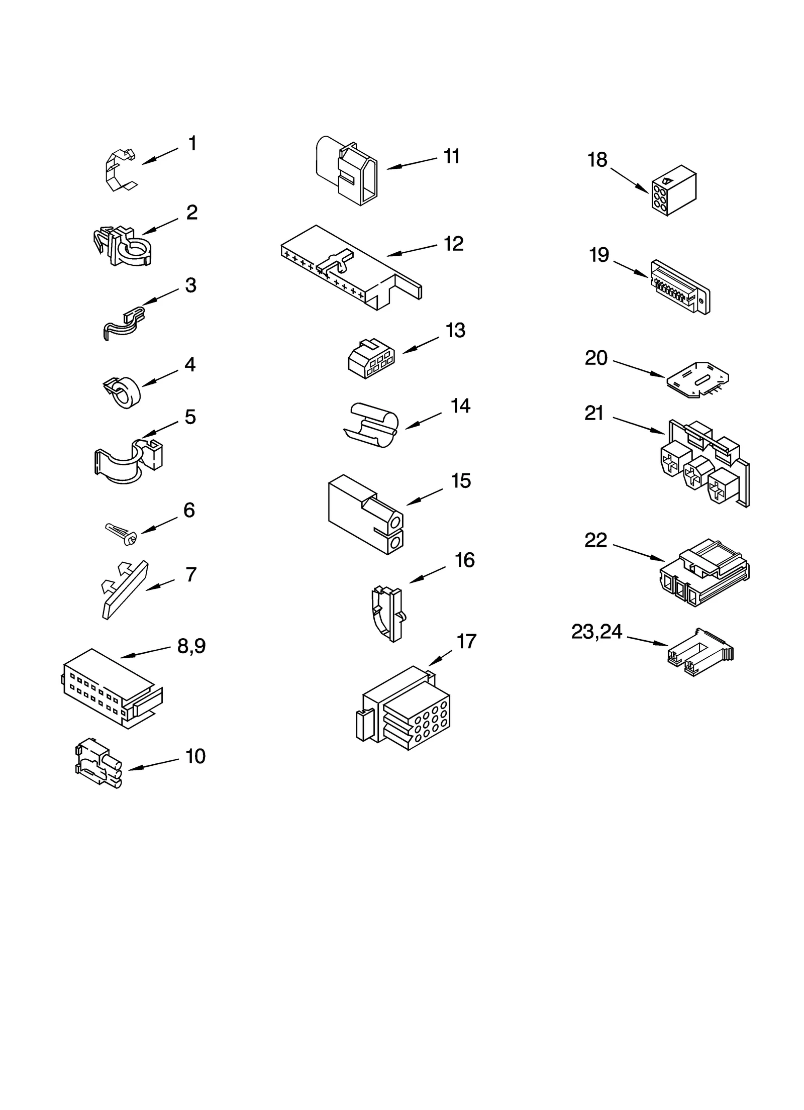 WIRING HARNESS PARTS