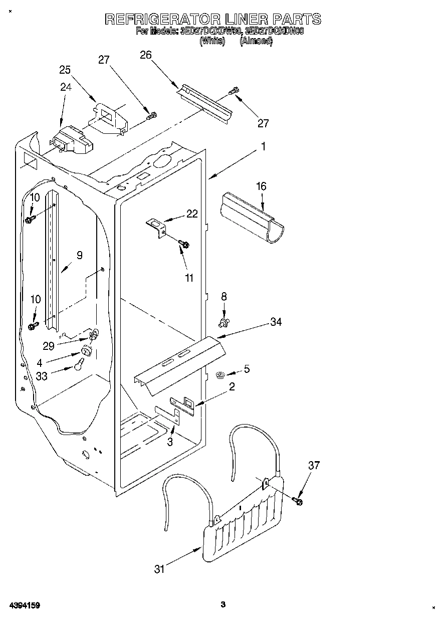 02 - REFRIGERATOR LINER