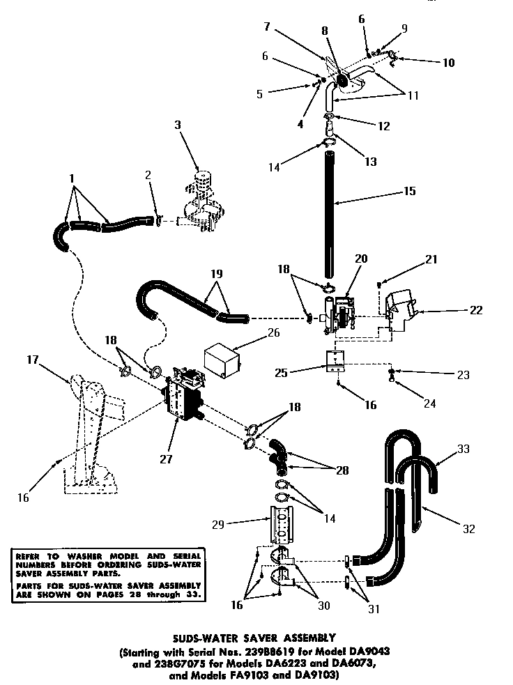 28 - SUDS-WATER SAVER ASSY