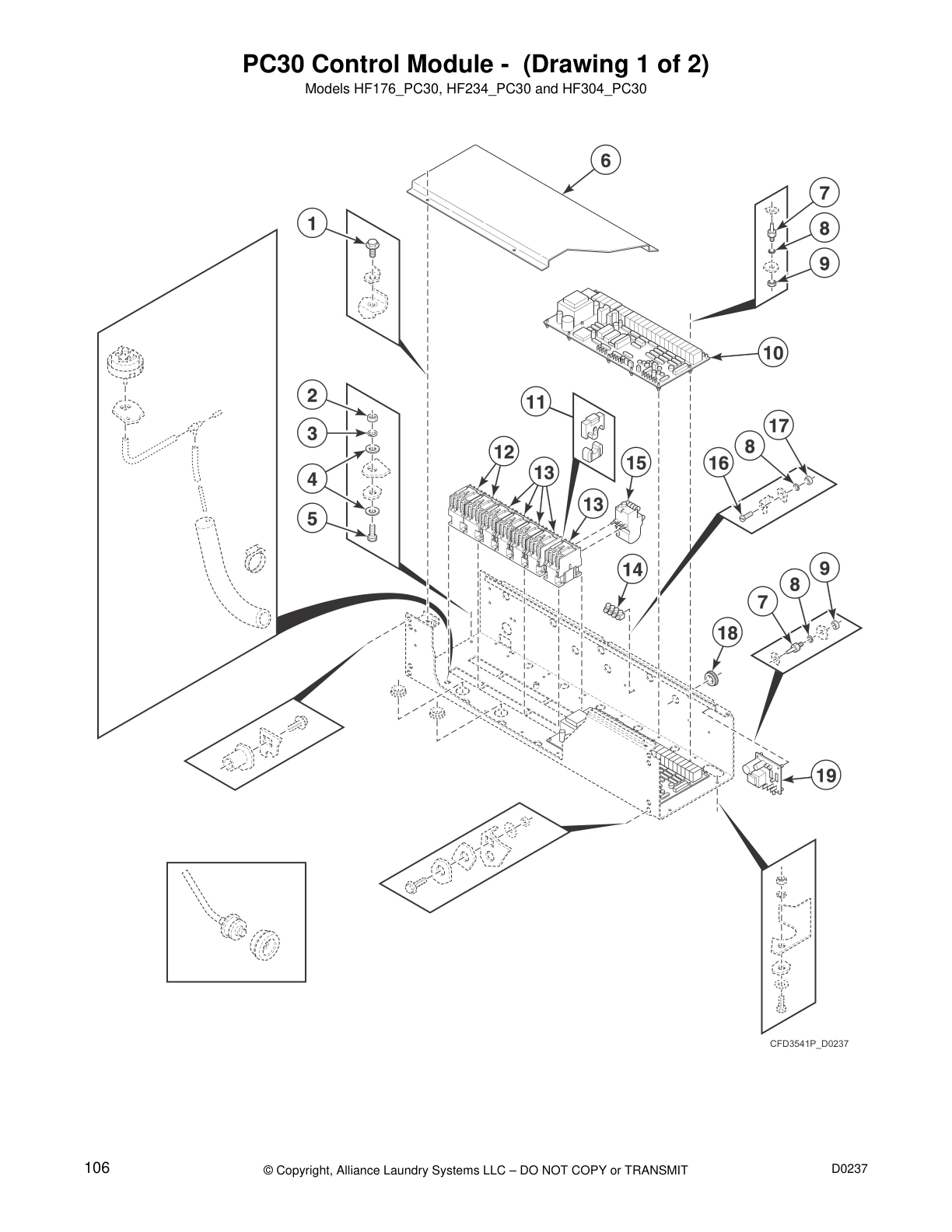 PC30 Control Module - (Drawing 1 of 2)
