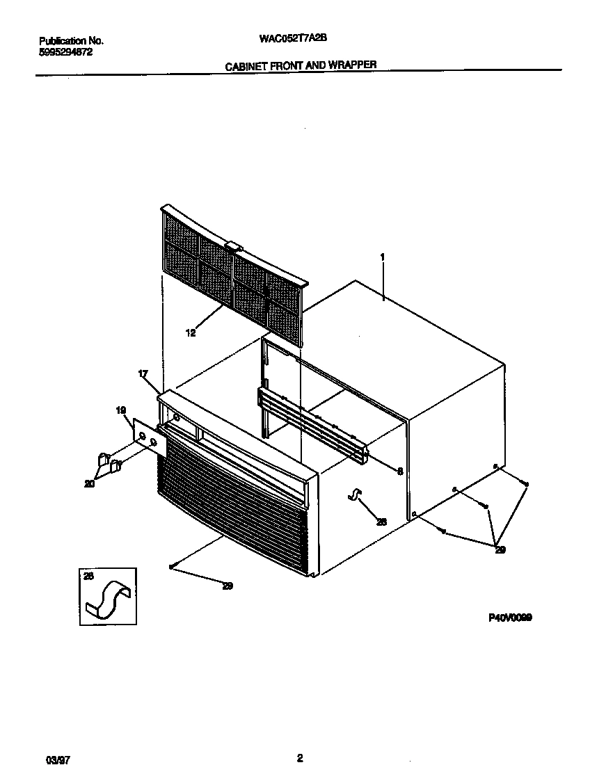 02 - CABINET FRONT AND WRAPPER