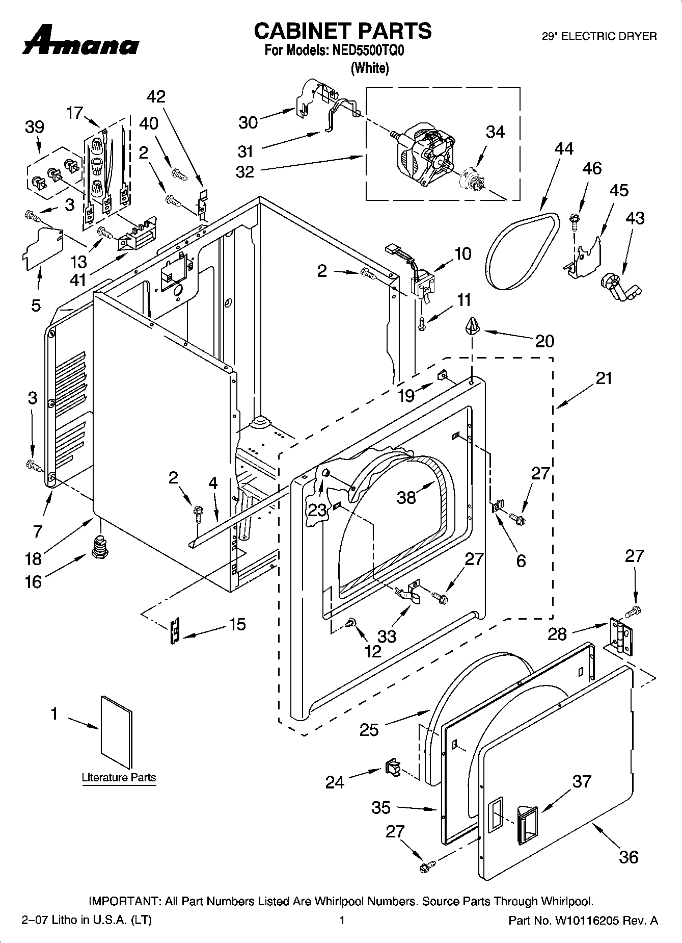 01 - CABINET PARTS