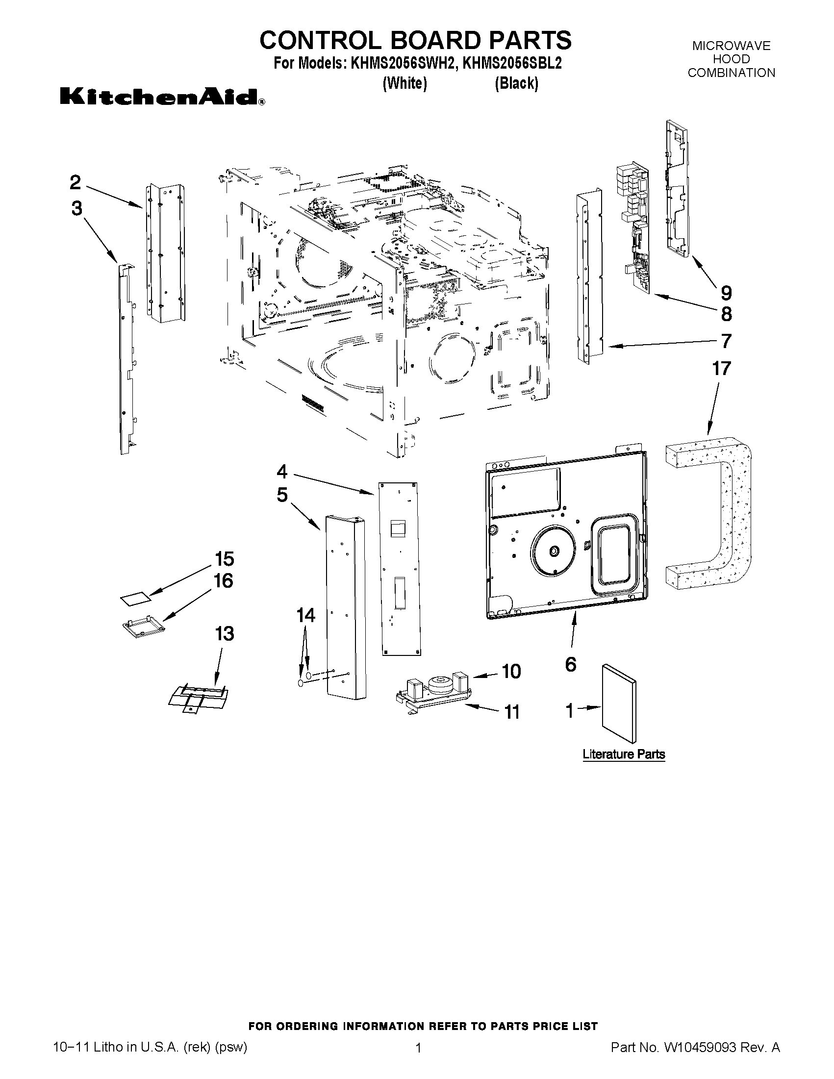 01 - CONTROL BOARD PARTS