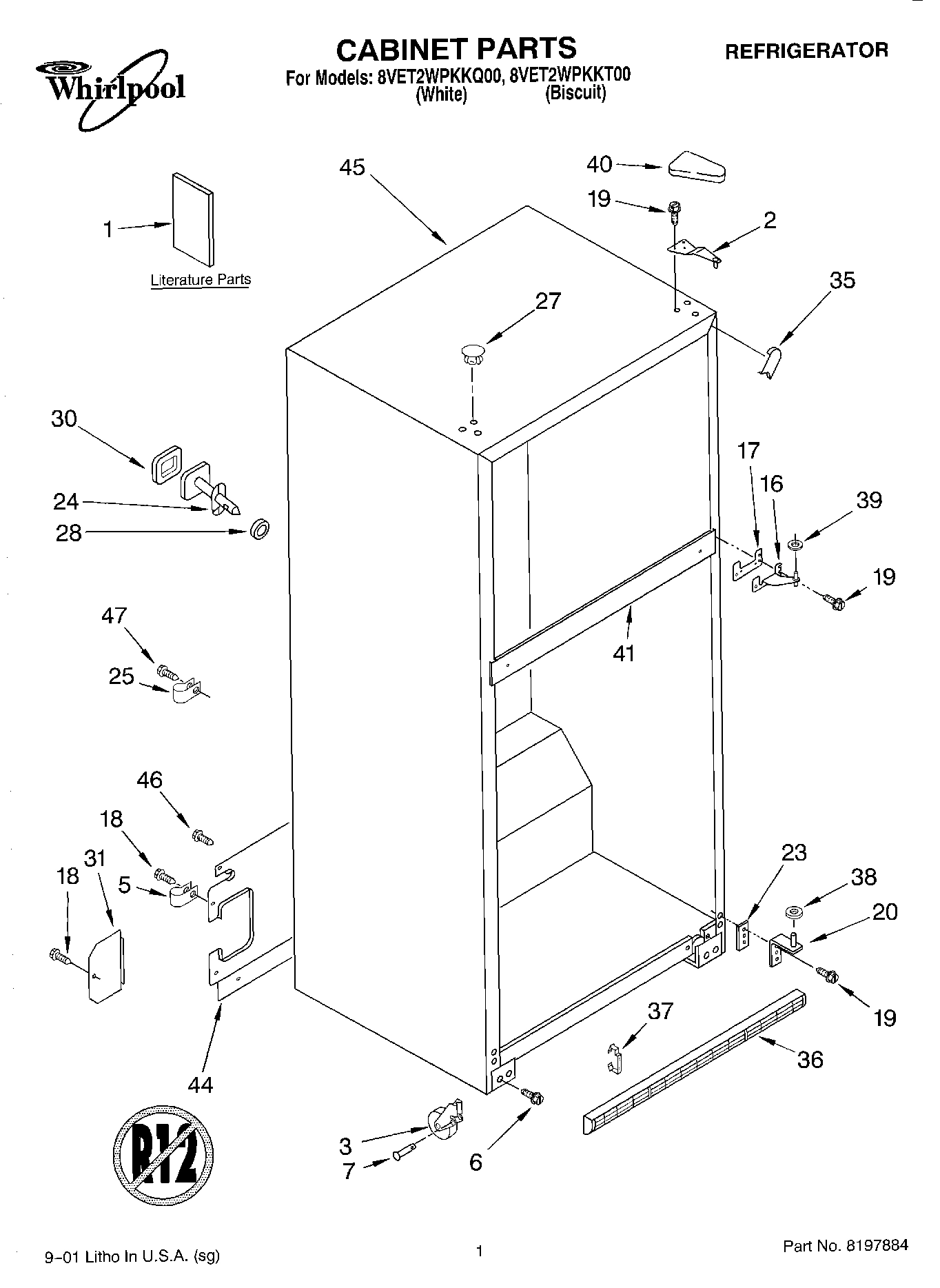 01 - CABINET, LITERATURE