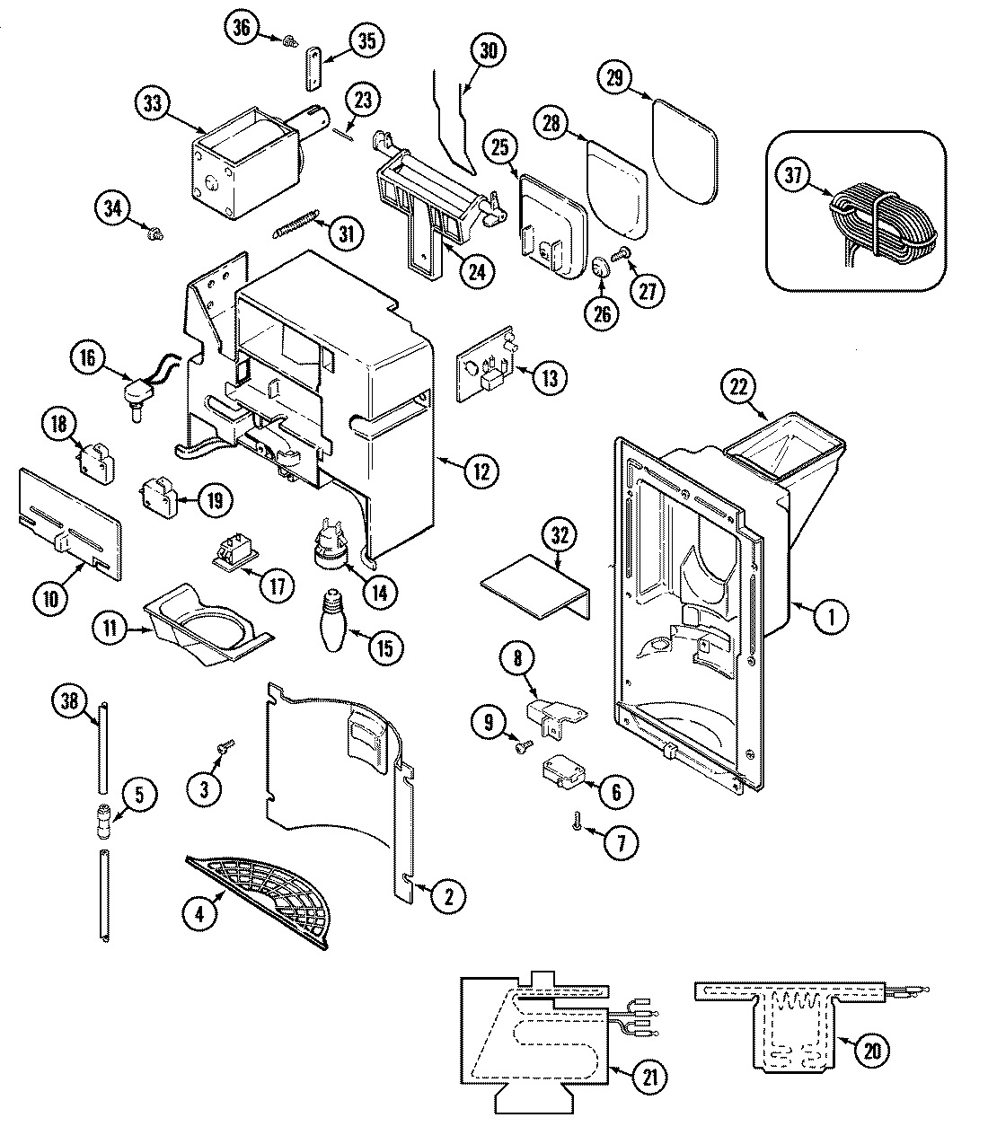 07 - ICE & WATER DISPENSER