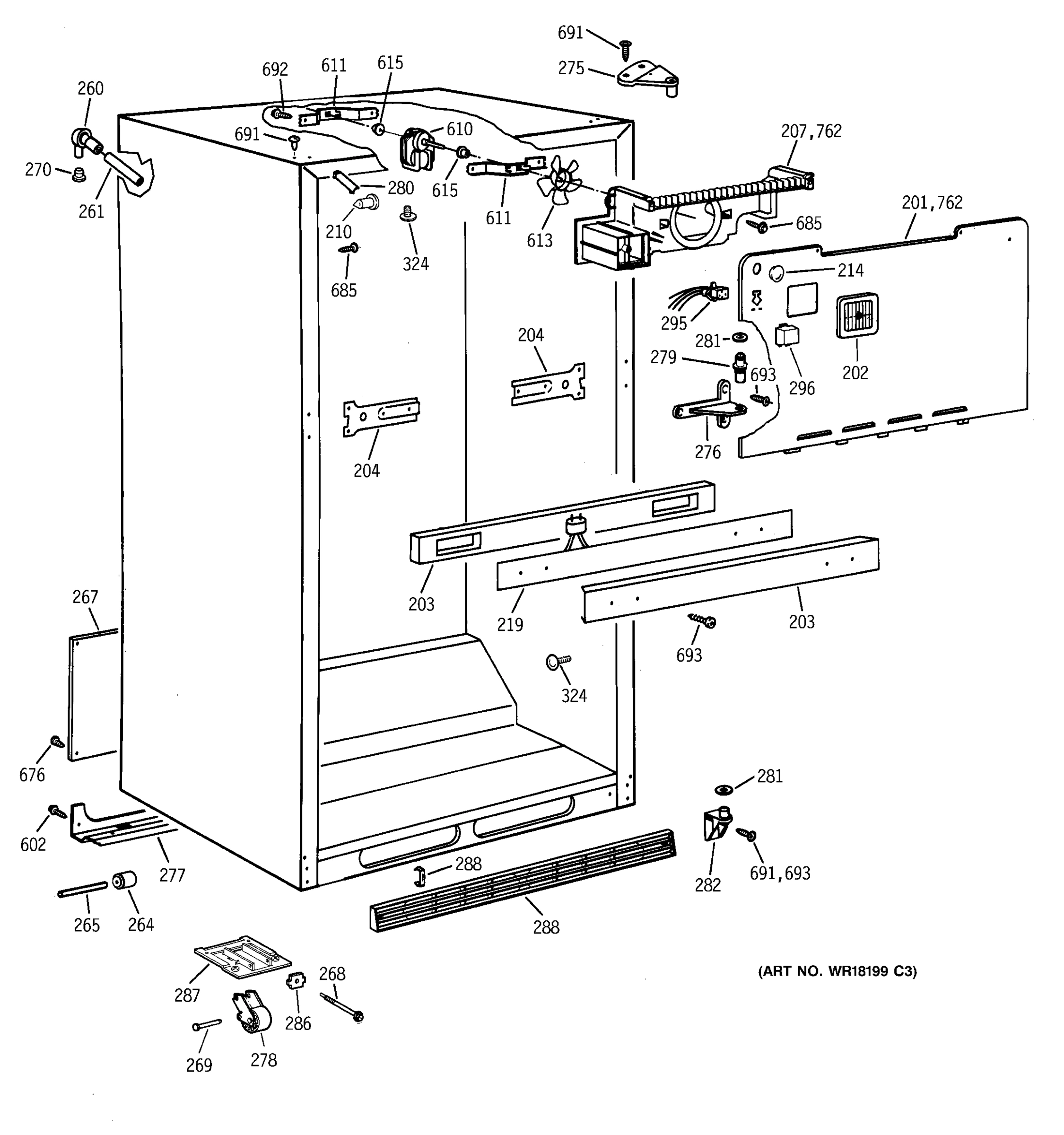 CABINET PARTS