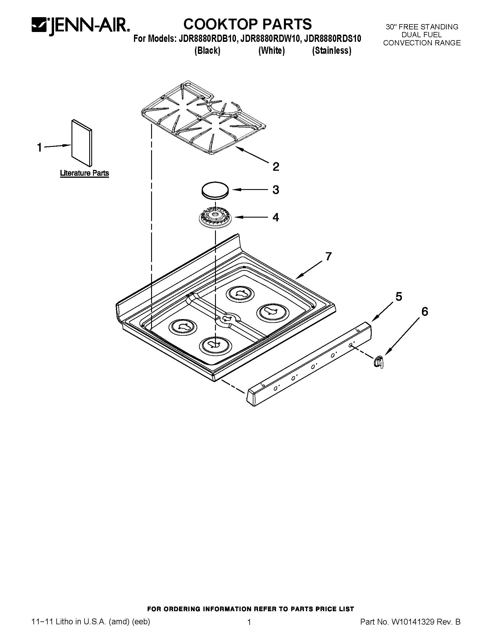 01 - COOKTOP PARTS