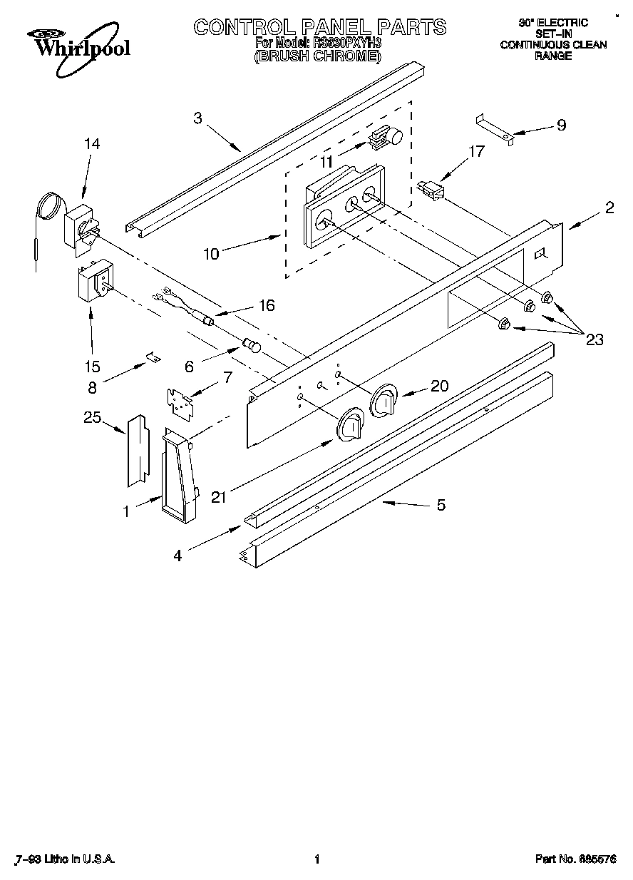 01 - CONTROL PANEL, LITERATURE