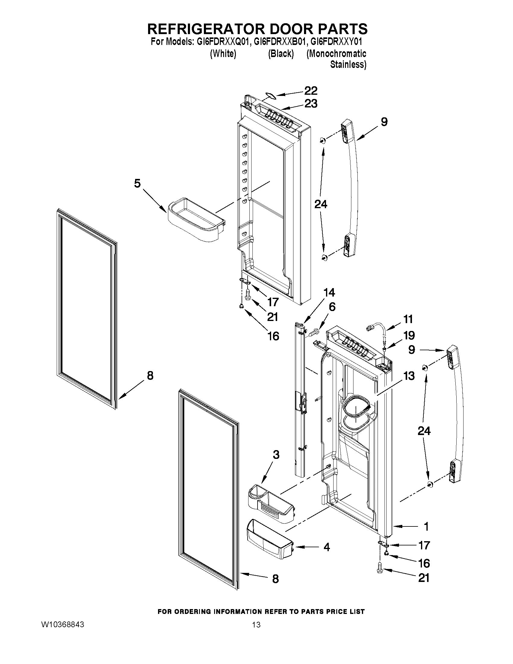 07 - REFRIGERATOR DOOR PARTS