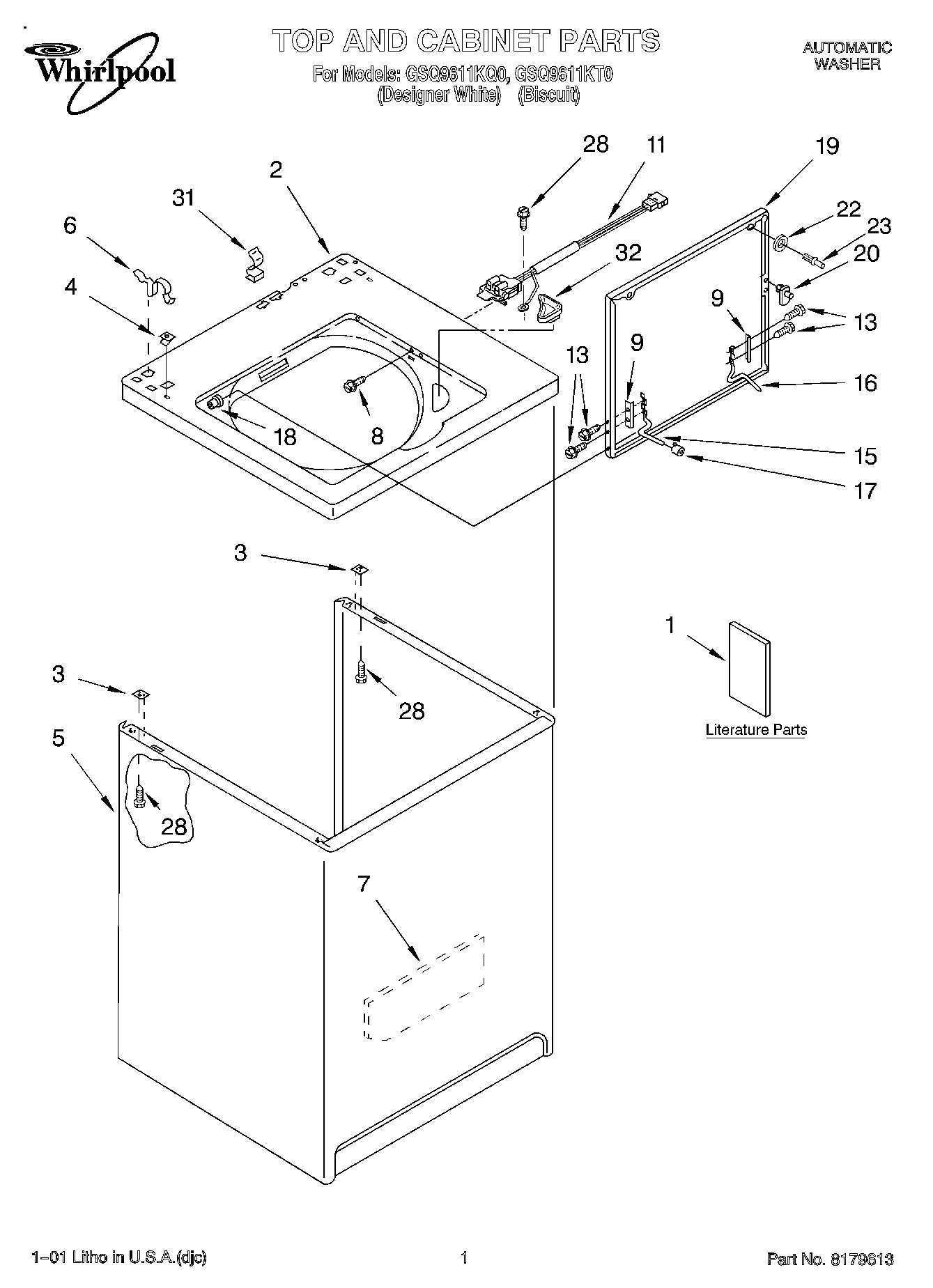 01 - TOP AND CABINET, LITERATURE