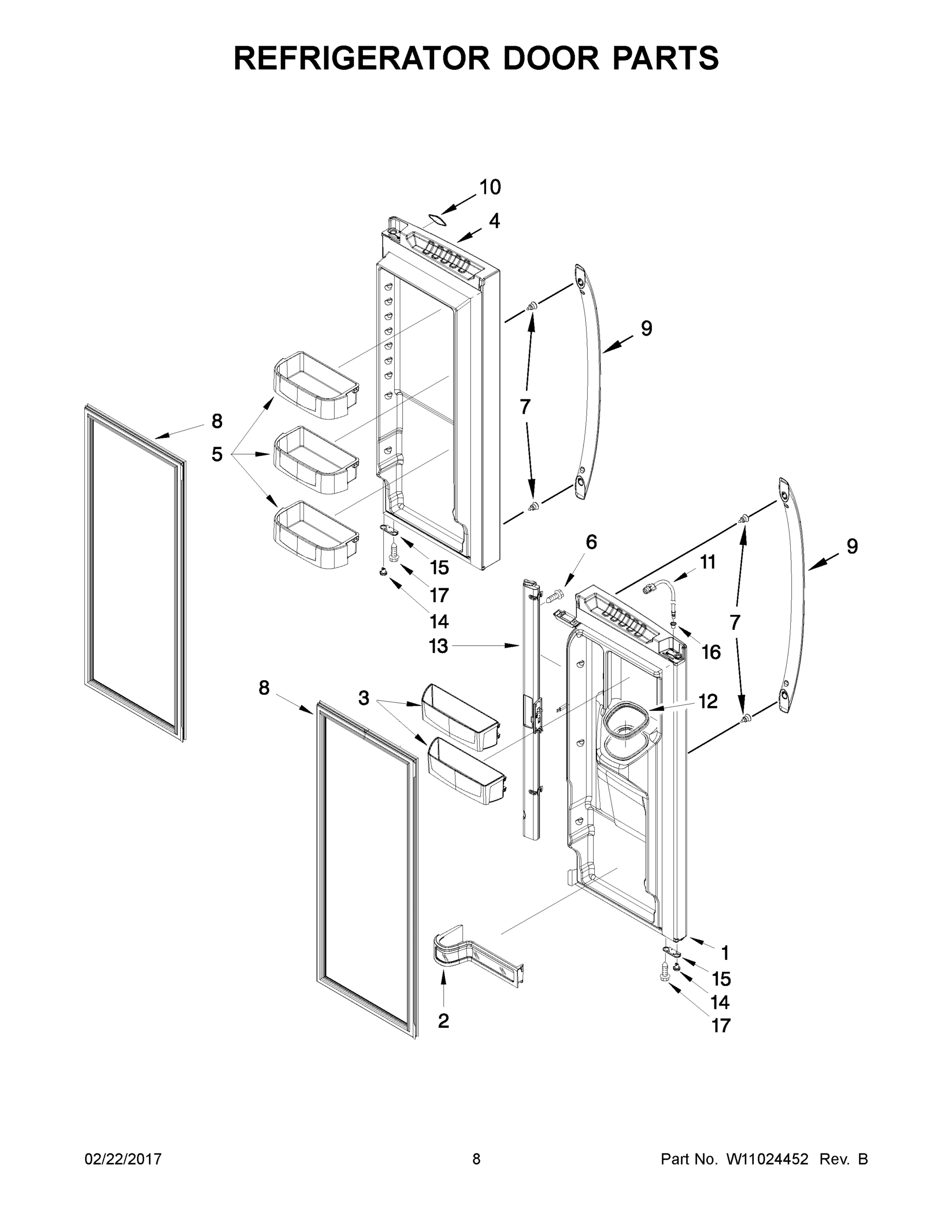 05 - REFRIGERATOR DOOR PARTS