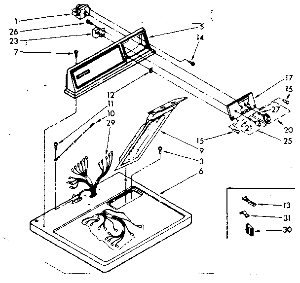 TOP AND CONSOLE PARTS
