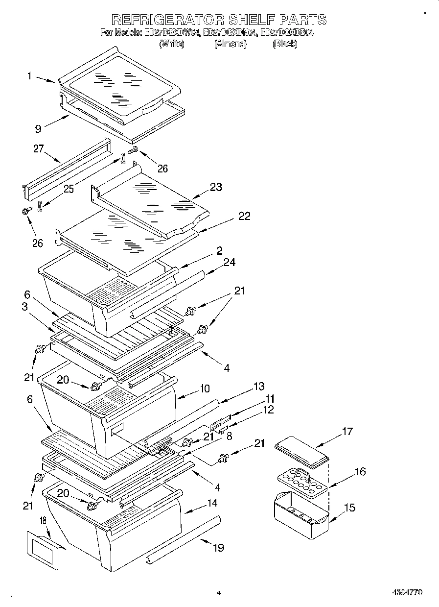 03 - REFRIGERATOR SHELF