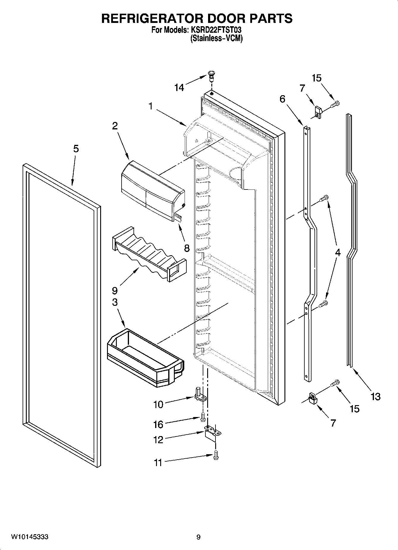 06 - REFRIGERATOR DOOR PARTS
