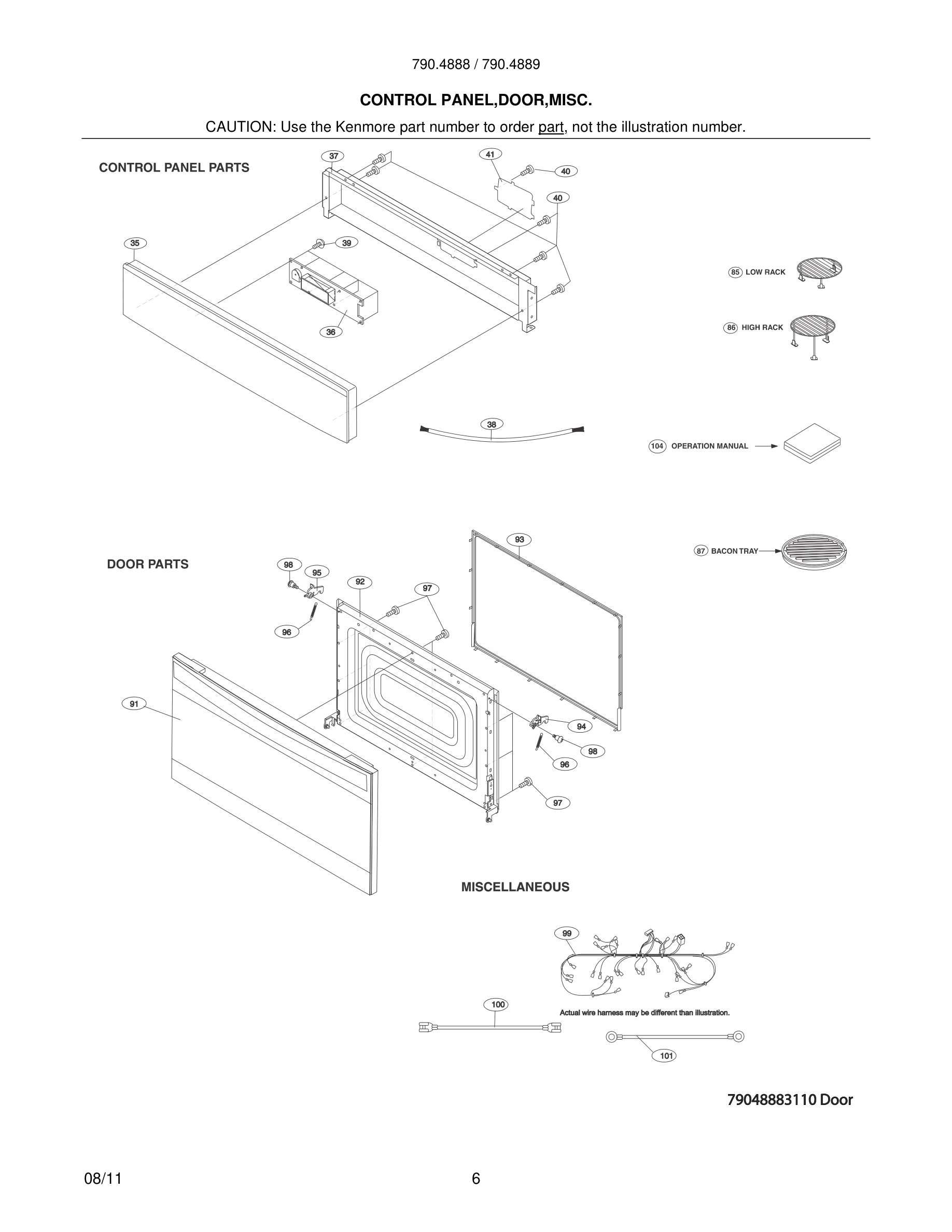07 - CONTROL PANEL, DOOR, MISC.