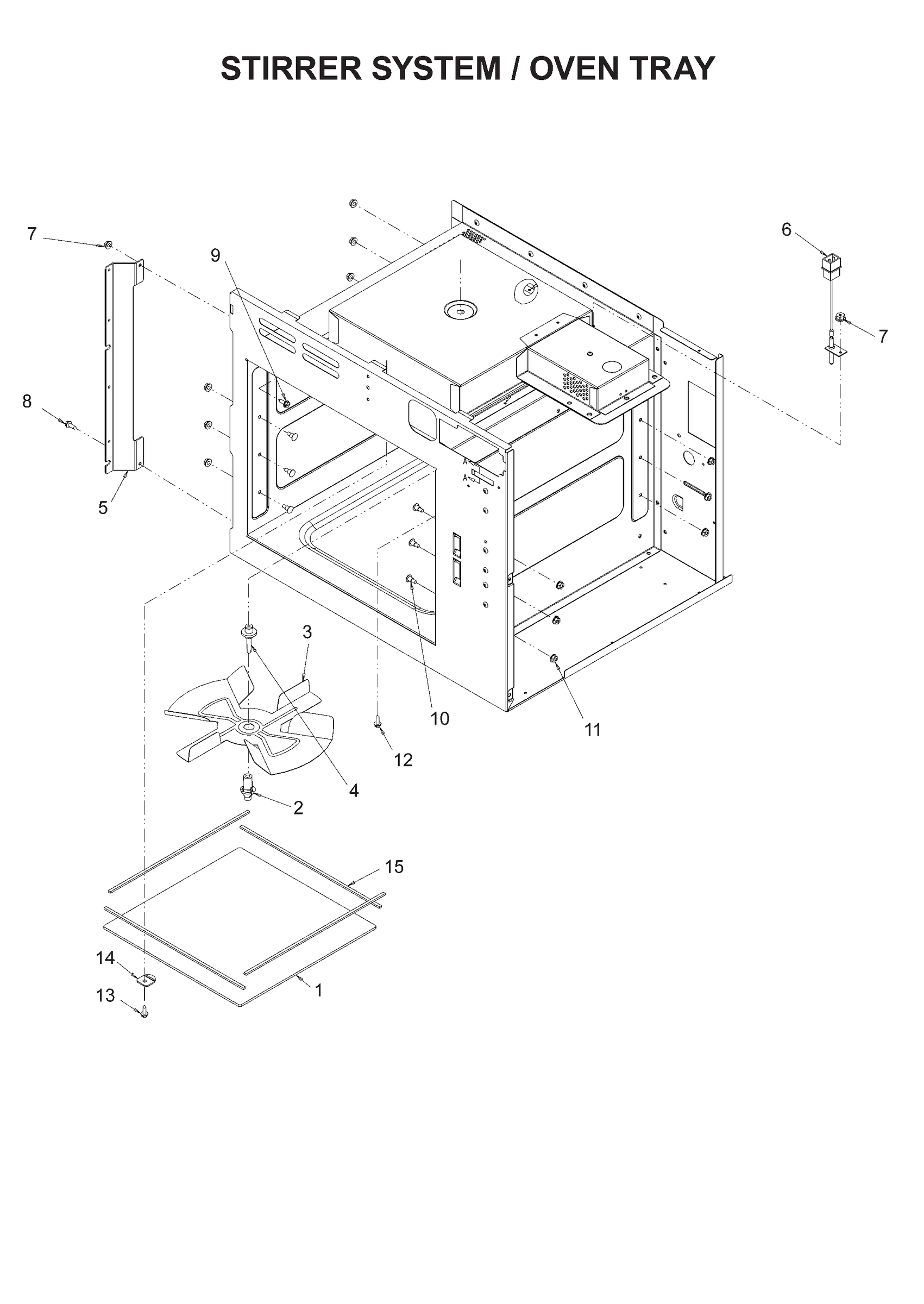 STIRRER SYSTEM / OVEN TRAY