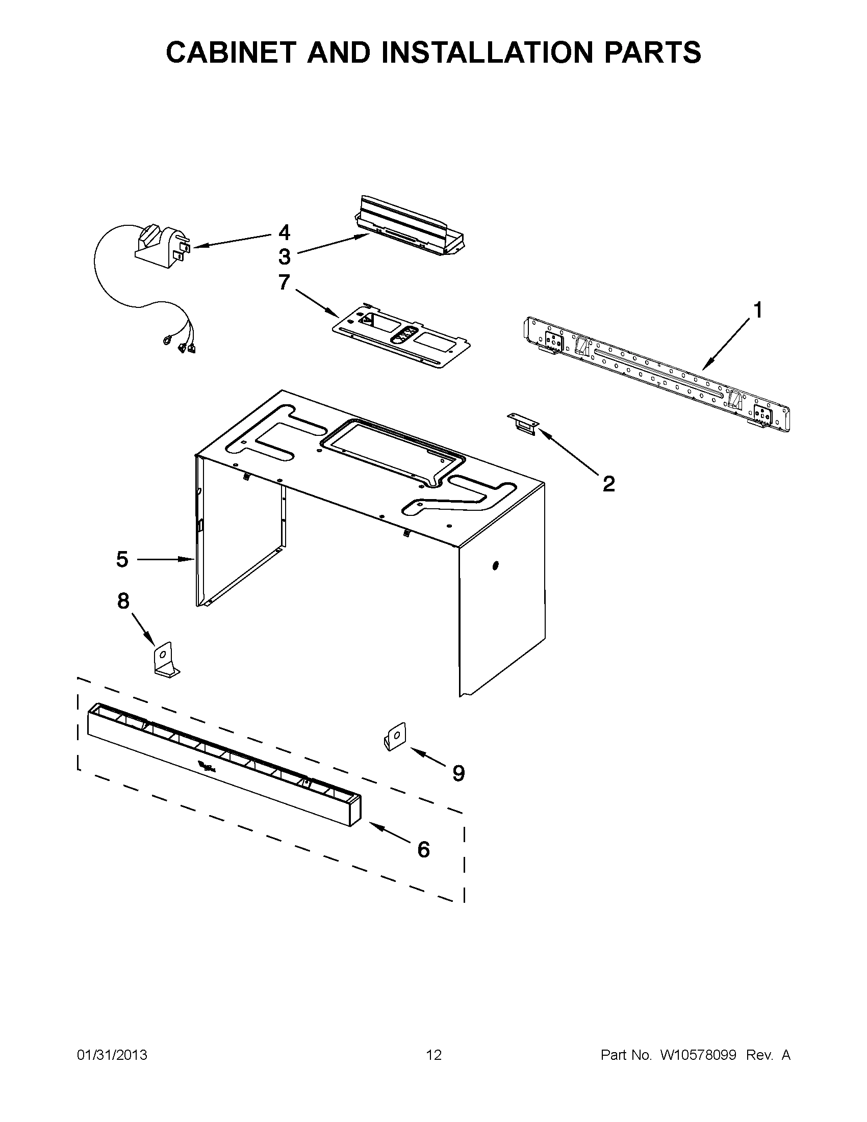 06 - CABINET AND INSTALLATION PARTS